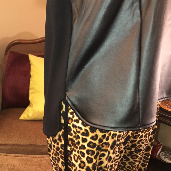 Express Faux Leather Tank High Low Top- 🛍 - Picture 6 of 7